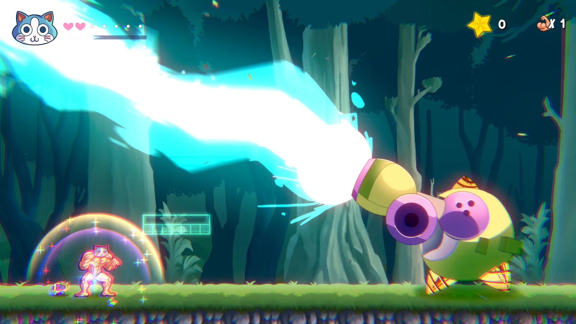 图片[4]-KinnikuNeko SUPER MUSCLE CAT 超级筋肉猫 动作休闲游戏 肌肉猫（动作冒险）-北辰拾光