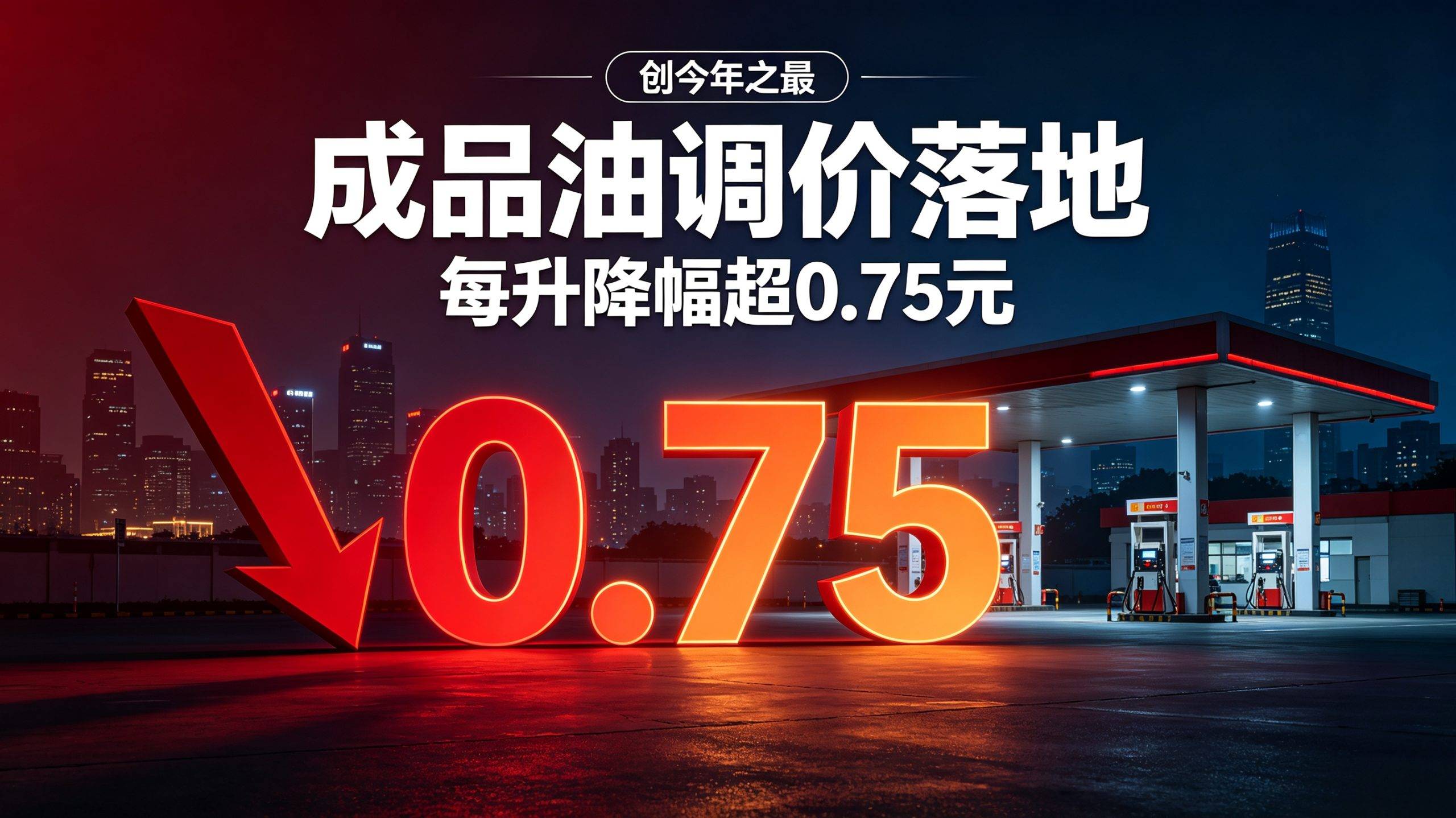 年内最大降幅！今晚24时起油价每升降近0.8元，加满一箱省37.5元-梦回云南