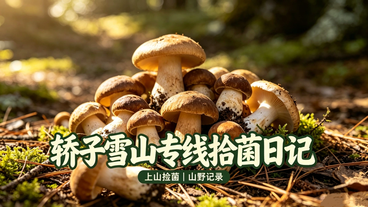 轿子雪山专线路遇拾菌记-梦回云南